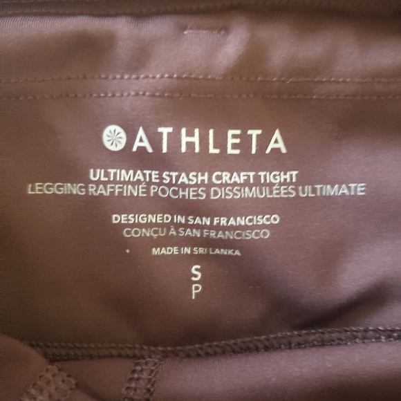 Athleta Ultimate Stash Craft Tight 7/8 Leggings Sz S - Picture 11 of 12